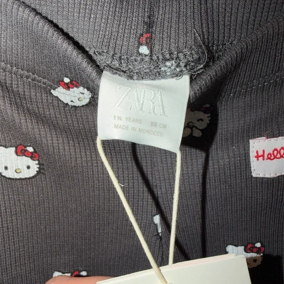 Hello Kitty Zara Leggings NWT | size 12-18 months - Picture 8 of 8